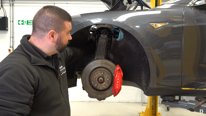 How to replace the upper arm on a Tesla Model S
