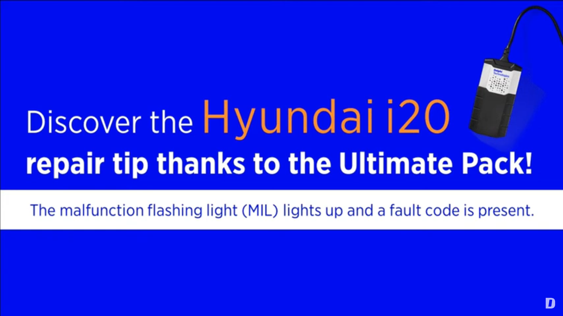 Inspección de la luz del motor Hyundai i20 | #DTmasterclass