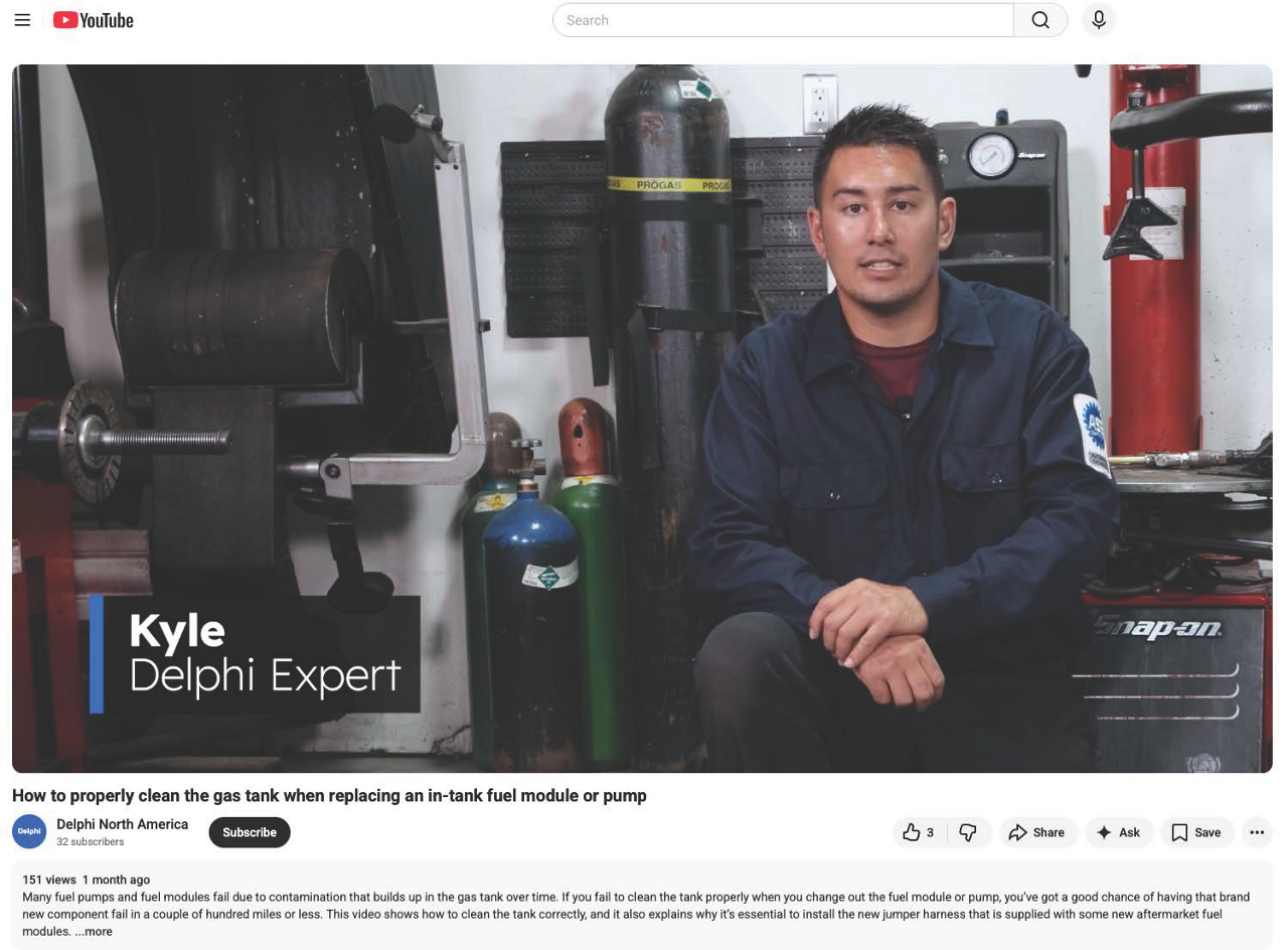 Delphi Clean The Tank Campaign