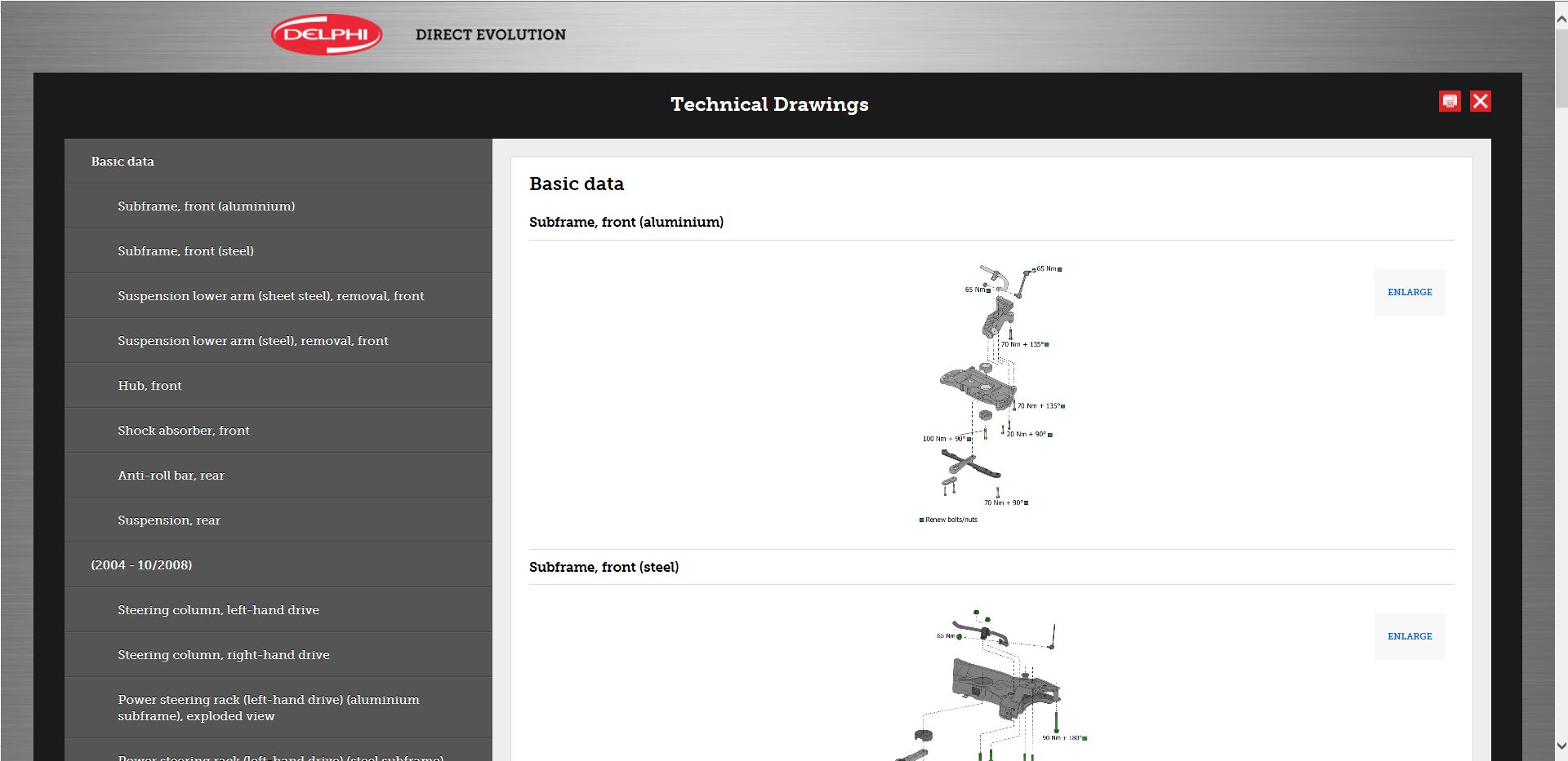 teknik çizimlerin araç teknik bilgileri ekran görüntüsü (2)
