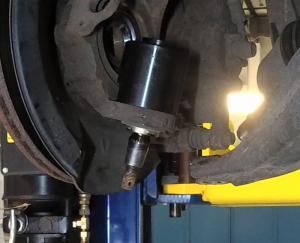 How to Replace Lower Ball Joint with Insert Over Stud