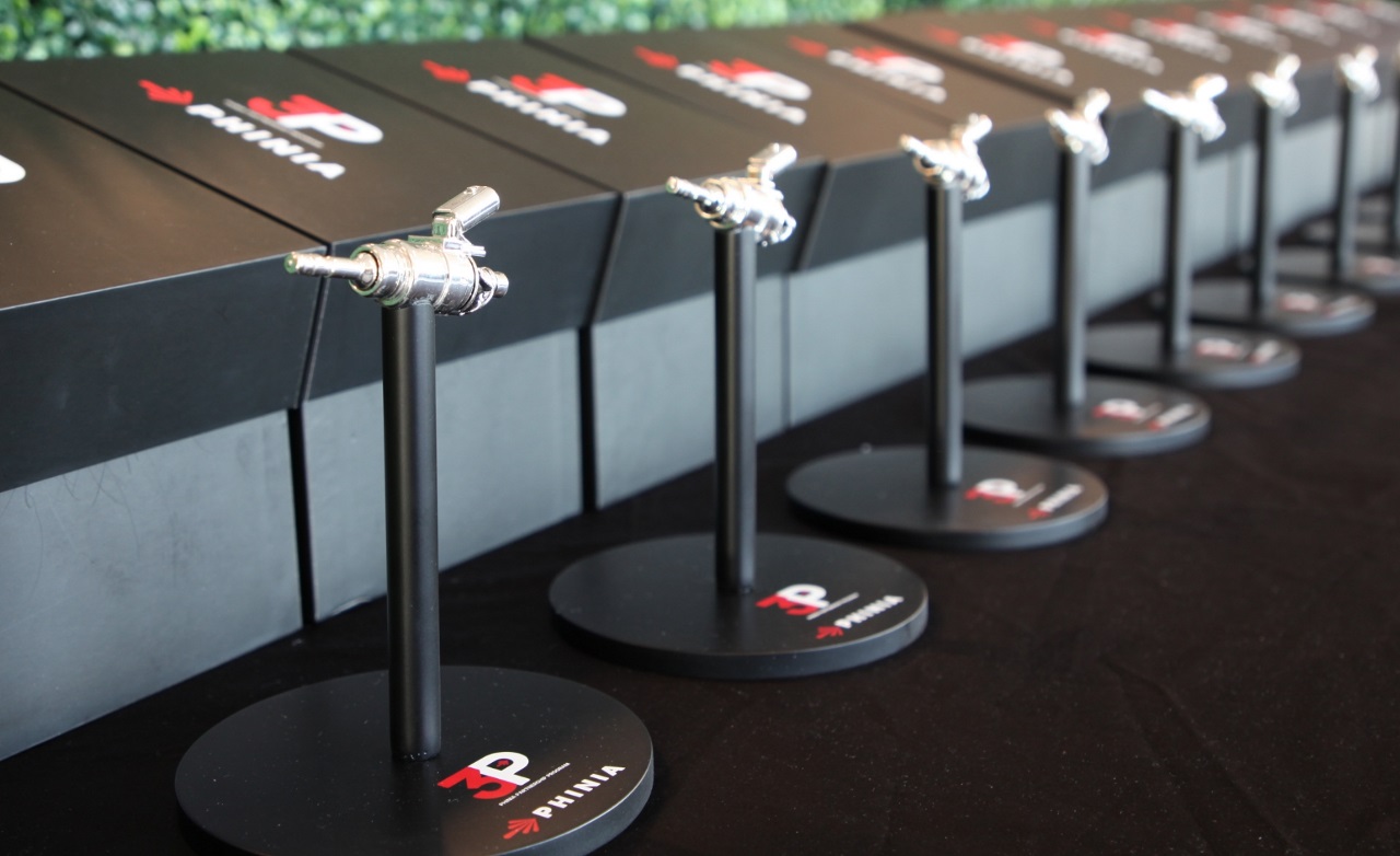 3P trophies ready for the awards ceremony